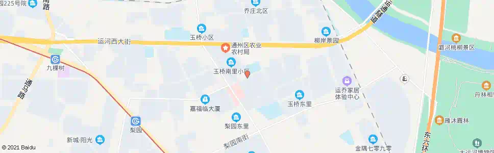 北京杨家洼梨园北街站_公交站地图_北京公交_妙搜公交查询2025