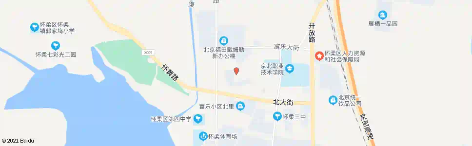 北京怀柔小中富乐村_公交站地图_北京公交_妙搜公交查询2025