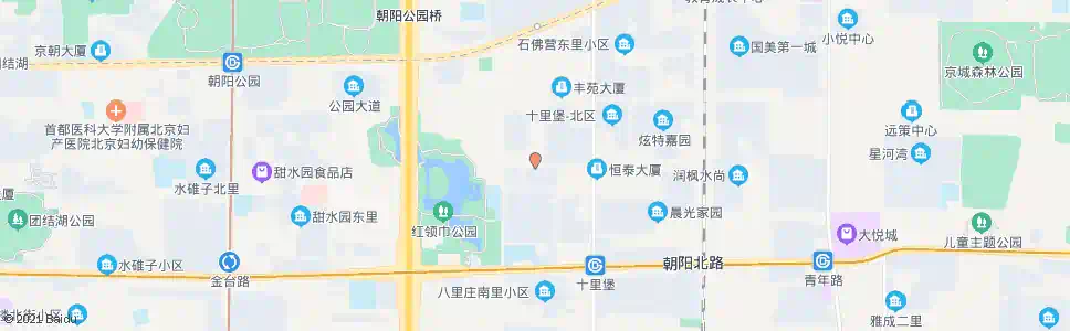 北京八里庄北里_公交站地图_北京公交_妙搜公交查询2025