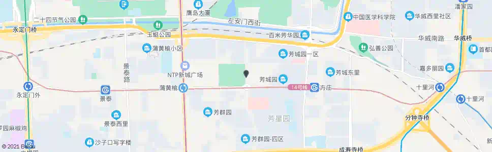 北京方庄环岛北_公交站地图_北京公交_妙搜公交查询2025