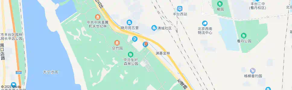 北京齐庄_公交站地图_北京公交_妙搜公交查询2025