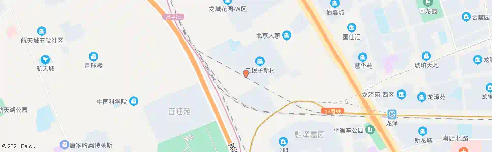北京二拨子西路_公交站地图_北京公交_妙搜公交查询2025