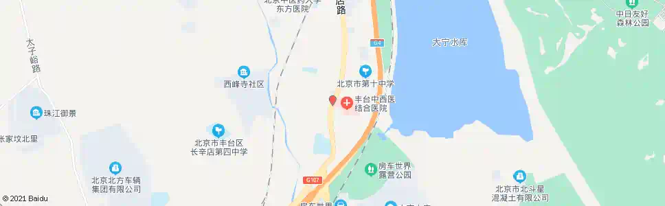 北京长辛店医院_公交站地图_北京公交_妙搜公交查询2025