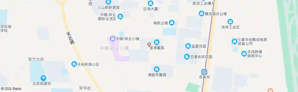 北京中粮生活区_公交站地图_北京公交_妙搜公交查询2025