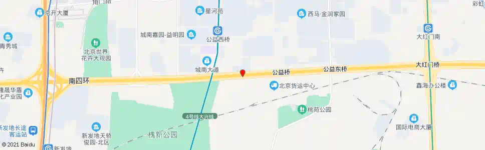 北京公益西桥东_公交站地图_北京公交_妙搜公交查询2025