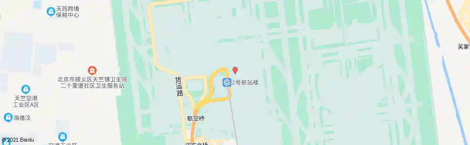 北京2号航站楼_公交站地图_北京公交_妙搜公交查询2025