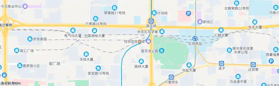 北京吴家场路_公交站地图_北京公交_妙搜公交查询2025