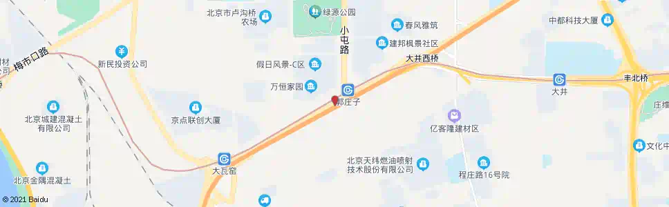 北京地铁郭庄子站_公交站地图_北京公交_妙搜公交查询2025