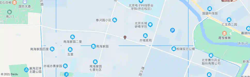 北京鹿海园小区_公交站地图_北京公交_妙搜公交查询2025