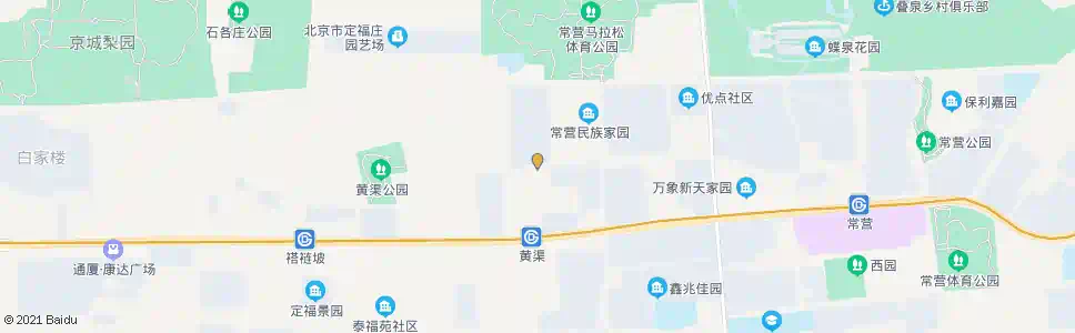 北京常营中路西口_公交站地图_北京公交_妙搜公交查询2025