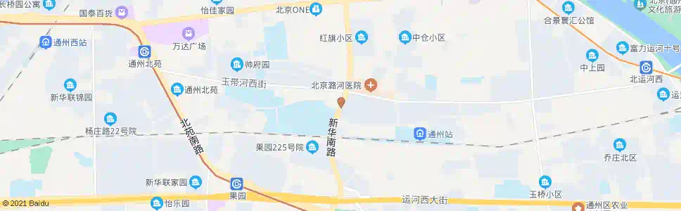 北京潞河医院_公交站地图_北京公交_妙搜公交查询2025
