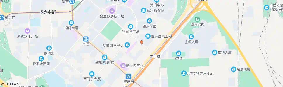 北京大山桥北_公交站地图_北京公交_妙搜公交查询2025