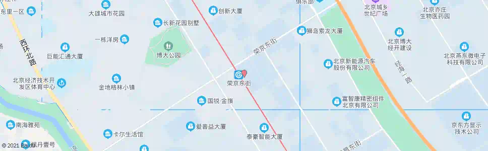 北京荣京街东口_公交站地图_北京公交_妙搜公交查询2025