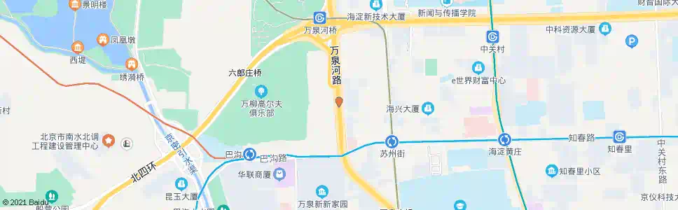 北京万泉河桥南_公交站地图_北京公交_妙搜公交查询2025