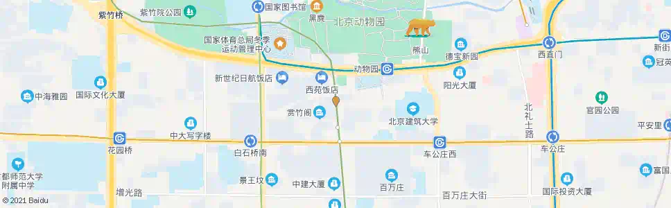 北京二里沟_公交站地图_北京公交_妙搜公交查询2025