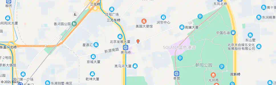 北京燕莎桥东_公交站地图_北京公交_妙搜公交查询2025