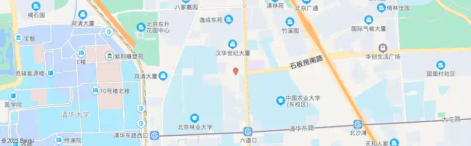 北京林大北路东口_公交站地图_北京公交_妙搜公交查询2025