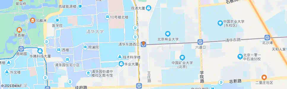 北京中东路西口_公交站地图_北京公交_妙搜公交查询2025