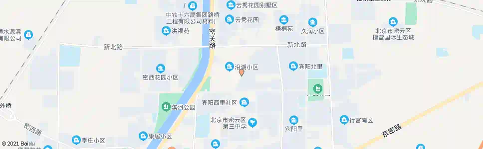 北京沿湖小区_公交站地图_北京公交_妙搜公交查询2025