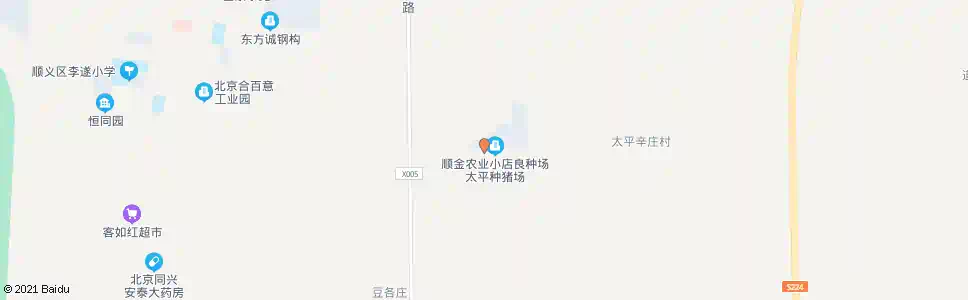 北京太平辛庄_公交站地图_北京公交_妙搜公交查询2025