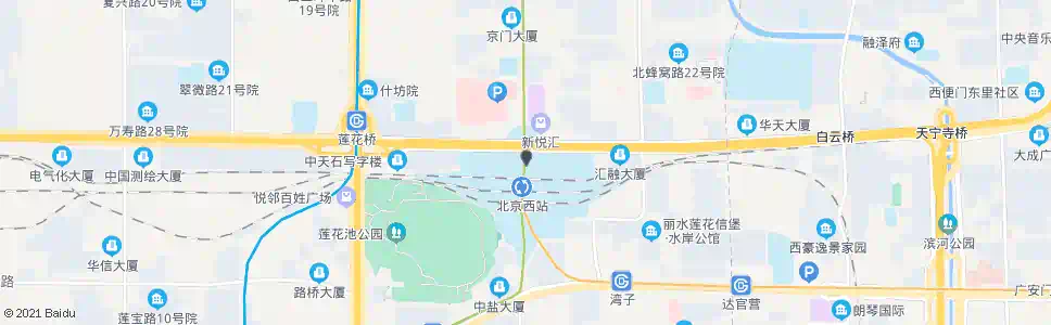 北京大市场北口_公交站地图_北京公交_妙搜公交查询2025