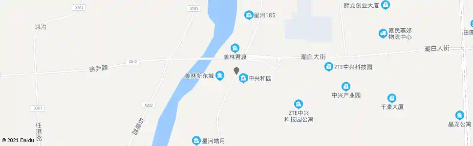 北京燕郊美林小区北门_公交站地图_北京公交_妙搜公交查询2025
