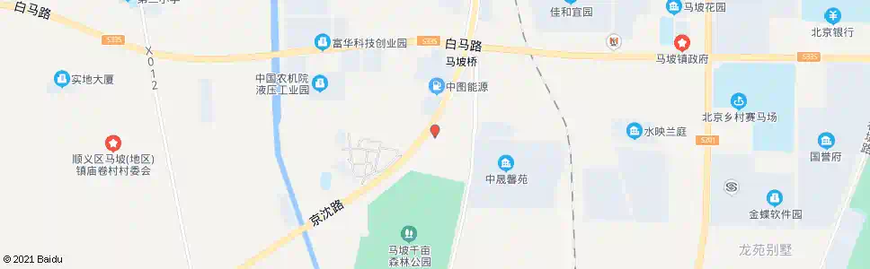 北京白各庄_公交站地图_北京公交_妙搜公交查询2025