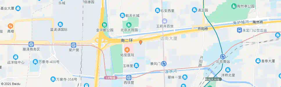 北京商务区北口_公交站地图_北京公交_妙搜公交查询2025