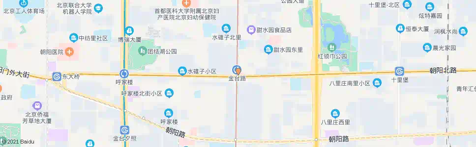 北京金台路站_公交站地图_北京公交_妙搜公交查询2025