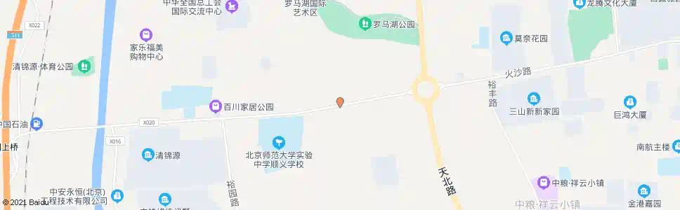 北京田各庄_公交站地图_北京公交_妙搜公交查询2025
