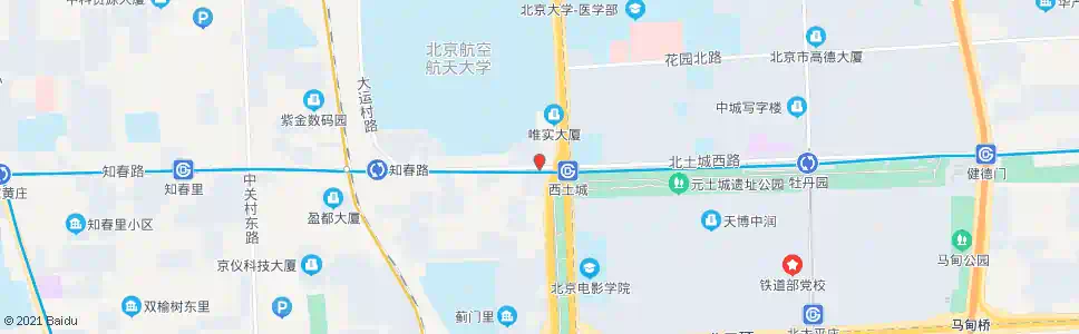 北京学知桥西_公交站地图_北京公交_妙搜公交查询2025