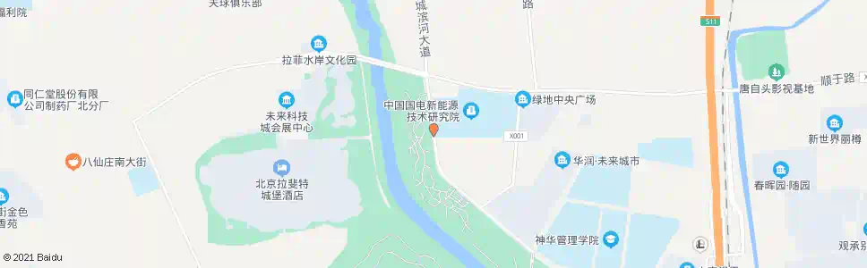 北京未来科技城北一街_公交站地图_北京公交_妙搜公交查询2025