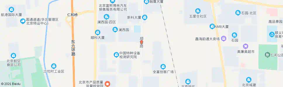 北京澜西园二区_公交站地图_北京公交_妙搜公交查询2025