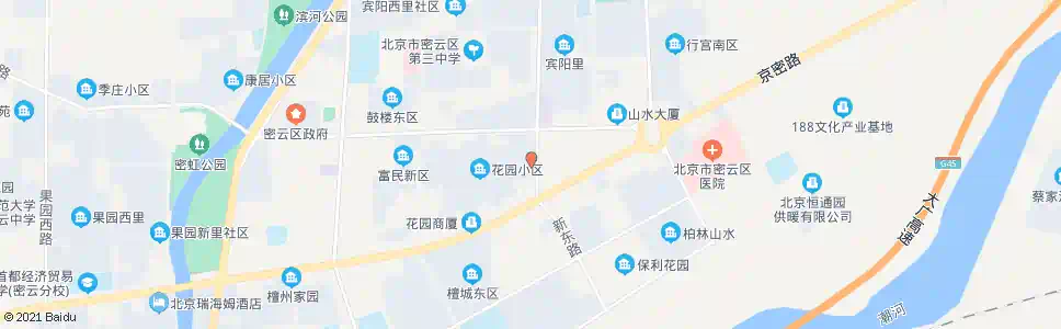 北京花园小区东门_公交站地图_北京公交_妙搜公交查询2025