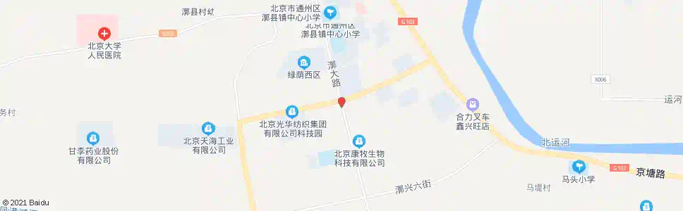 北京漷县三街_公交站地图_北京公交_妙搜公交查询2025