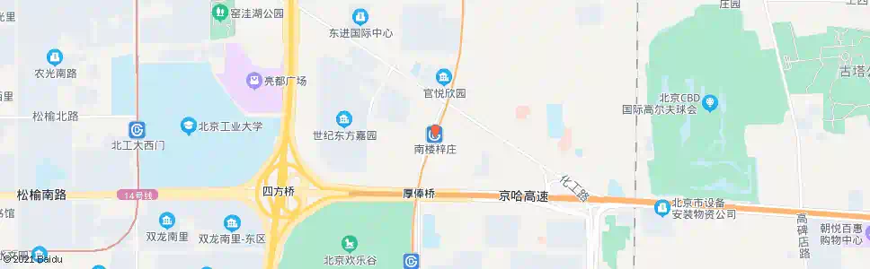 北京南楼梓庄站_公交站地图_北京公交_妙搜公交查询2025