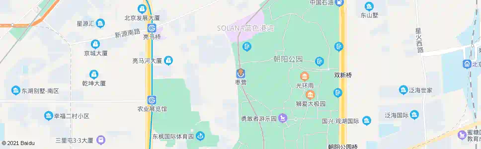 北京枣营站_公交站地图_北京公交_妙搜公交查询2025