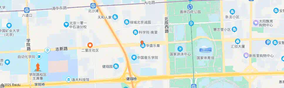 北京安翔北路西口_公交站地图_北京公交_妙搜公交查询2025