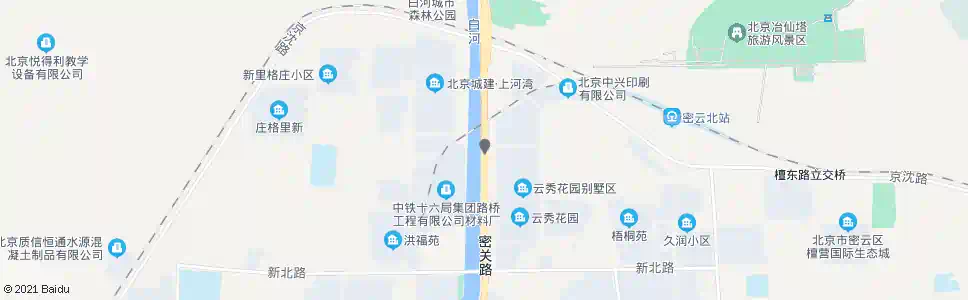 北京云秀花园_公交站地图_北京公交_妙搜公交查询2025