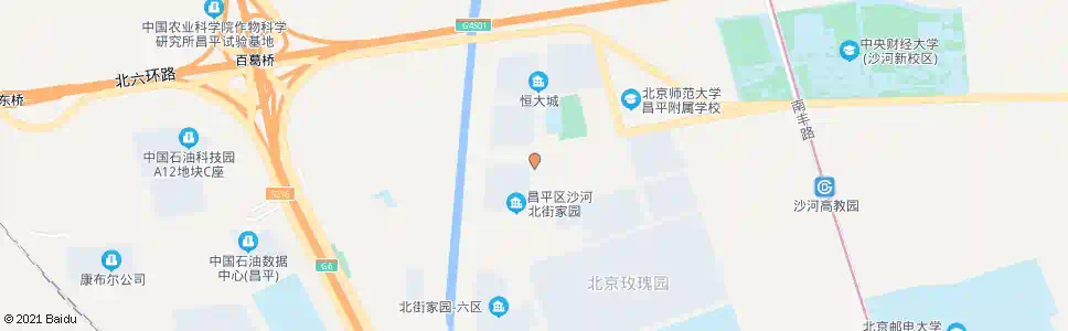 北京北街家园八区北_公交站地图_北京公交_妙搜公交查询2025