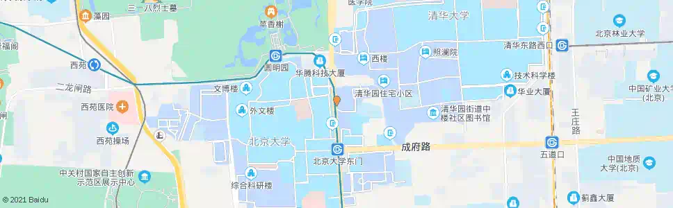 北京中关园北站_公交站地图_北京公交_妙搜公交查询2025