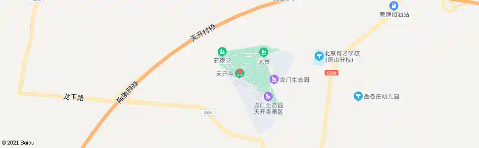 北京天开寺景区_公交站地图_北京公交_妙搜公交查询2025