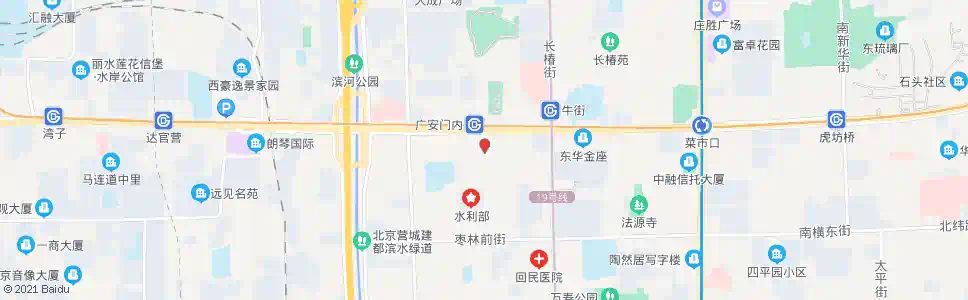 北京白广路_公交站地图_北京公交_妙搜公交查询2025