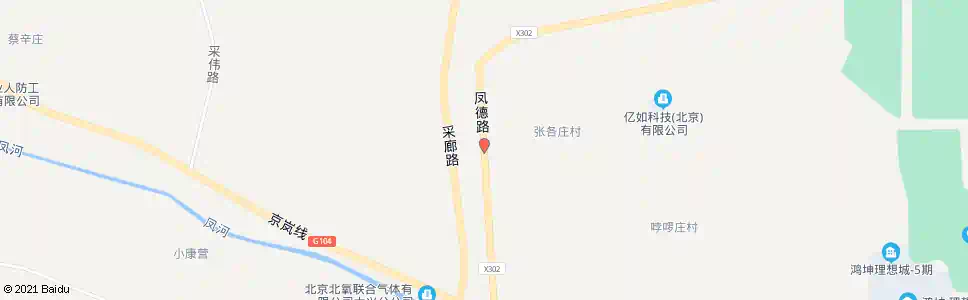 北京张各庄_公交站地图_北京公交_妙搜公交查询2025