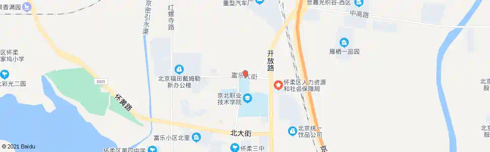 北京大中富乐村口_公交站地图_北京公交_妙搜公交查询2025