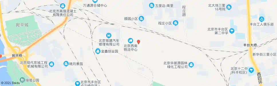 北京人民村北站_公交站地图_北京公交_妙搜公交查询2025