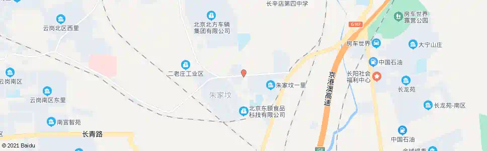 北京朱家坟_公交站地图_北京公交_妙搜公交查询2025