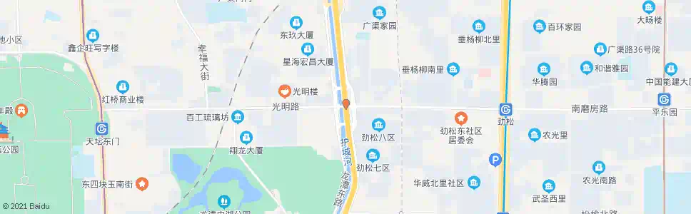 北京光明桥_公交站地图_北京公交_妙搜公交查询2025