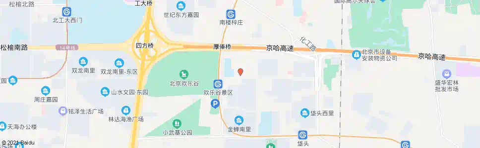 北京北京华侨城北站_公交站地图_北京公交_妙搜公交查询2025