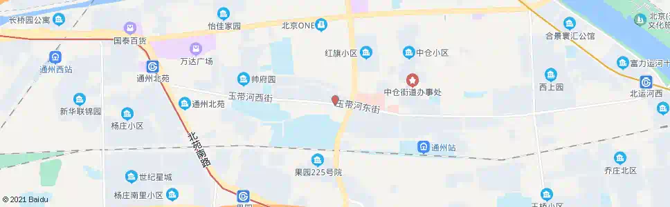 北京潞河医院路口西_公交站地图_北京公交_妙搜公交查询2025